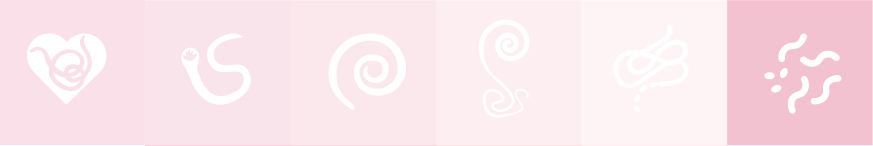 Pink fleas icon