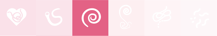 Pink roundworms icon 