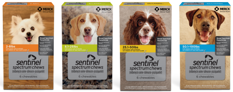 Sentinel Spectrum Chews packaging
