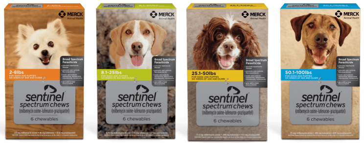 Sentinel Spectrum Chews packaging
